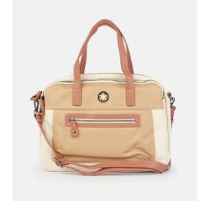 Cartera portadocumentos mujer CAMINATTA serie Mali beige