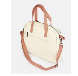 Cartera portadocumentos mujer CAMINATTA serie Mali beige