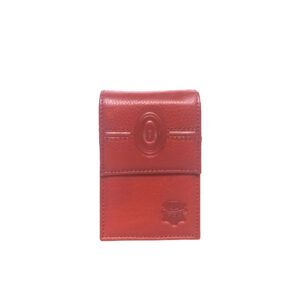 Pitillera en piel natural color cuero