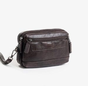 Neceser de mano para hombre MATTIES BAGS nappa color café
