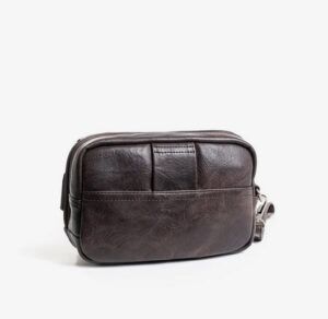 Neceser de mano para hombre MATTIES BAGS nappa color café