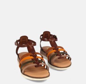 Sandalias mujer MARILA SHOES cangrejera en piel Anabella multinuez