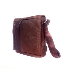 Bolso bandolera para hombre MATTIES BAGS combinado en nylon y piel