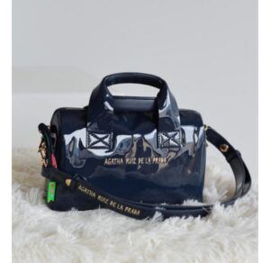 Bolso bowling Agatha Ruiz de la Prada charol marino