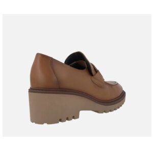 Zapatos de cuña en piel VIGUERA cuero