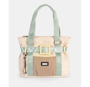 Bolso de hombro PEPE MOLL 251312 beige combinado