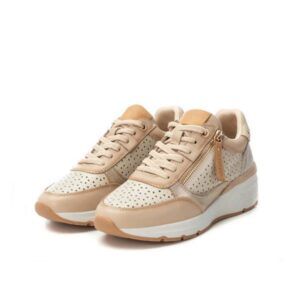 Zapatillas de mujer en piel CARMELA beige 16228101