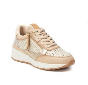 Zapatillas de mujer en piel CARMELA beige 16228101