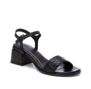 Sandalias mujer CARMELA de tacón bajo negro