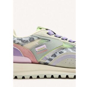 Zapatillas GIOSEPPO en piel y rejilla CAVENDISH multicolor