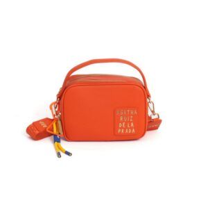 Bandolera de piel vegana Agatha Ruiz de la Prada naranja