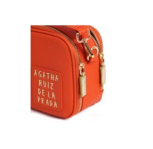 Bandolera de piel vegana Agatha Ruiz de la Prada naranja