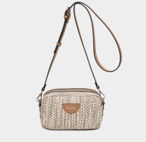 Bolso bandolera Binnari modelo Júcar color natural