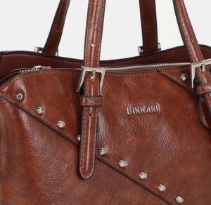 Bolso de mano BINNARI Freeda color cuero