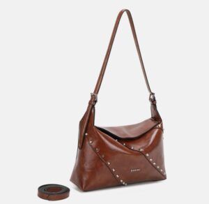 Bolso de hombro BINNARI Freeda color cuero