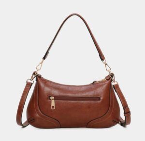 Bolso de hombro pequeño BINNARI Fanny color cuero