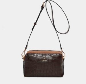 Bolso bandolera BINNARI Mandy color marrón