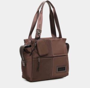 Bolso shopper BINNARI Alina marrón